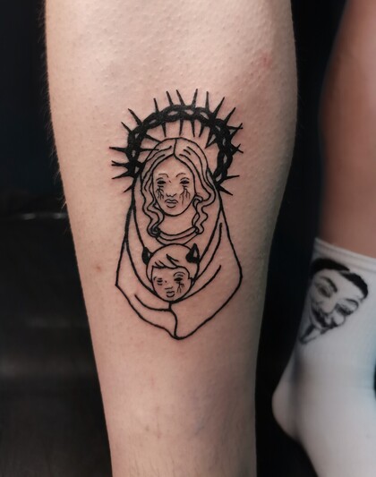 Тату эскиз # Тату мастер Ксения Пижевская