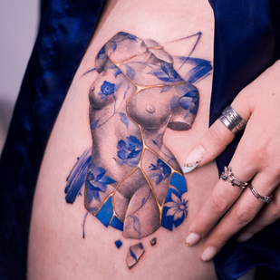 татуировка #92533 | Тату мастер Tatuaggi di Porcellana