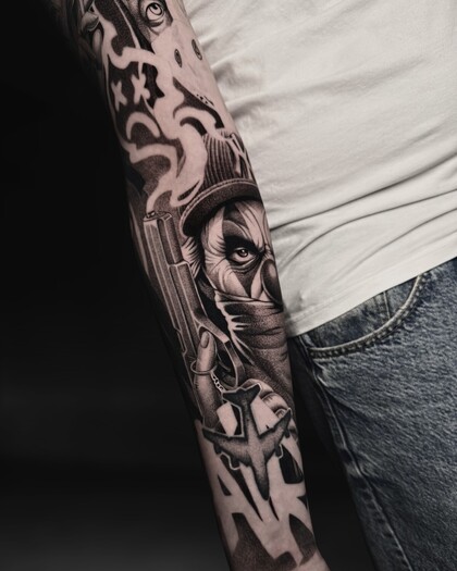 Тату эскиз #97032 Тату мастер Андрей Сухов