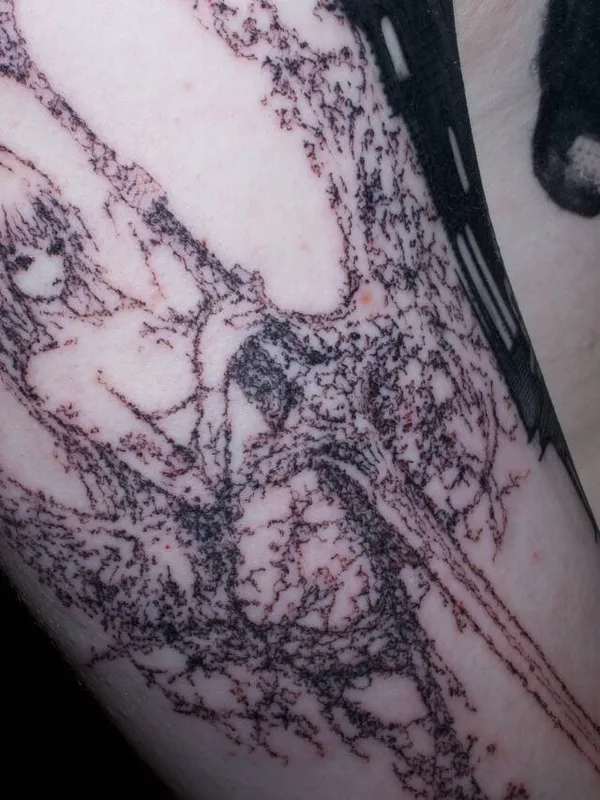 black anime tattoo auf forearm #99790 | Tätowierer unkovski