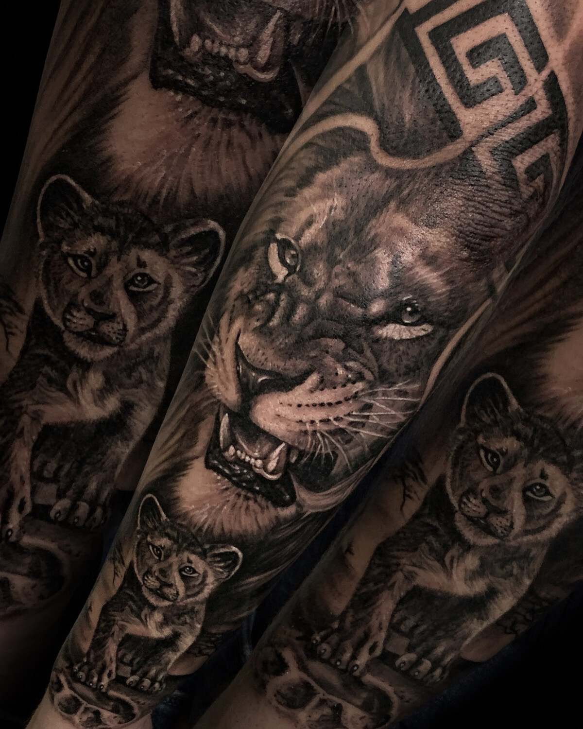 Black & Grey tattoo by Николай Яковлев