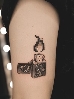 Microrealism tattoo