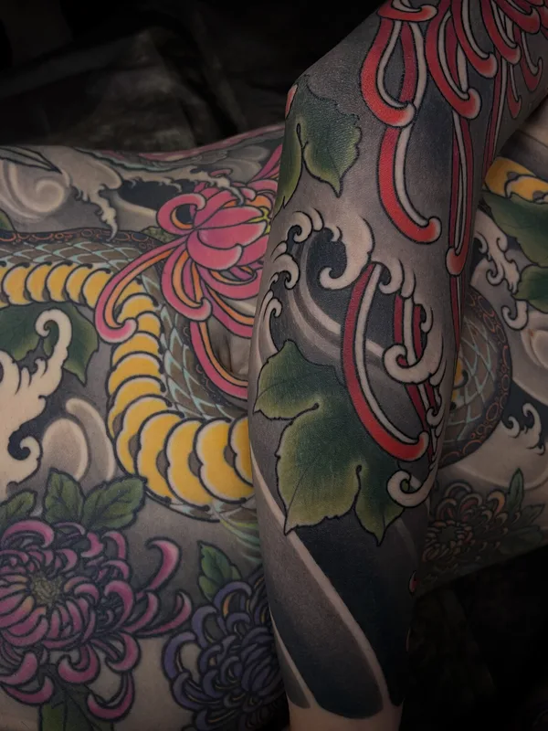 color japanese tattoo on full body #92918 | Tattoo Artist Максим Кислицын