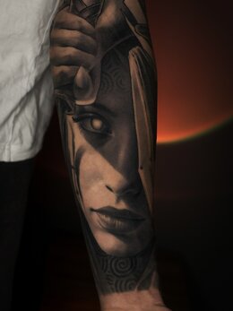 Portrait tattoo