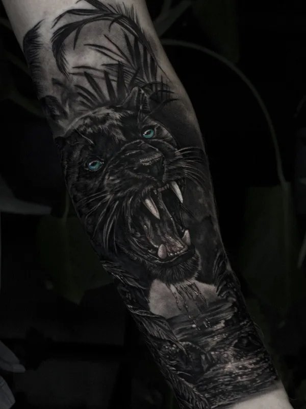 blackandgrey realism татуировка на forearm #96983 | Тату мастер Анна Каренина
