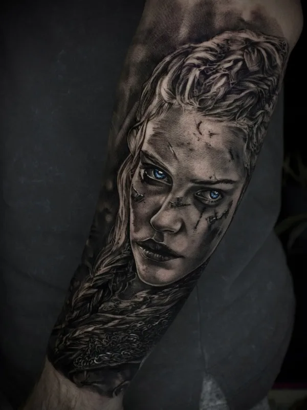 female color realism татуировка на forearm #100339 | Тату мастер Анна Каренина