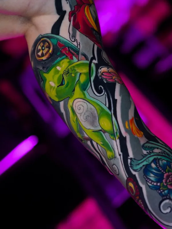 纹身 #128514 | 纹身师 Евгений Егоркин / Dakota.tattoo