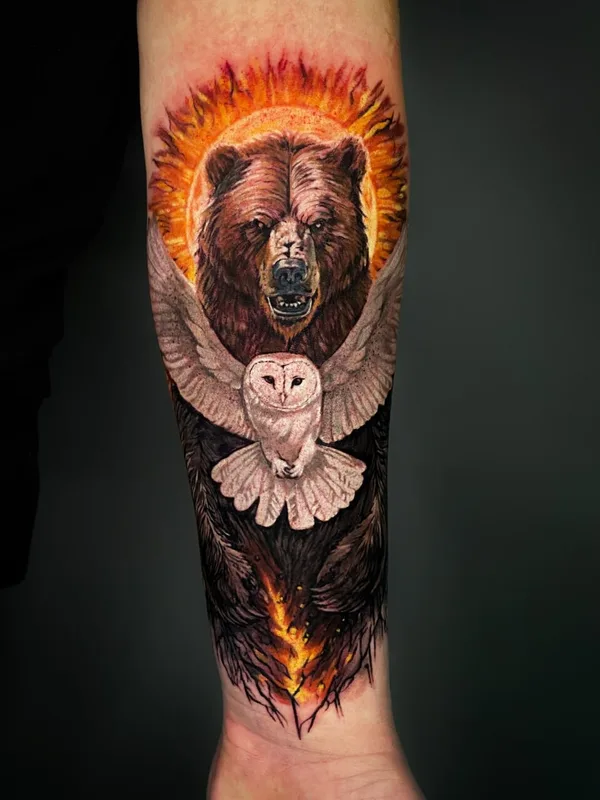 纹身 #102887 | 纹身师 Михаил Громовчук / Leeahim_tattoo