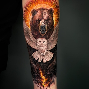 татуировка #102887 | Тату мастер Михаил Громовчук / Leeahim_tattoo