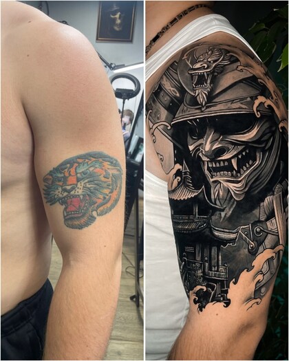 Тату эскиз #102889 Тату мастер Михаил Громовчук / Leeahim_tattoo