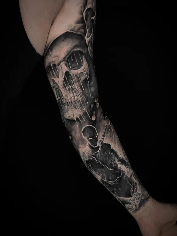 tatuaje #129731 | Tatuador Михаил Громовчук / Leeahim_tattoo