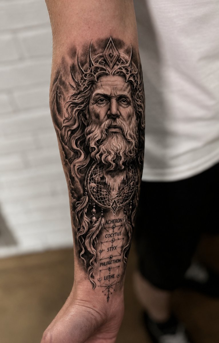 Black & Grey tattoo by Vladislav Treyk