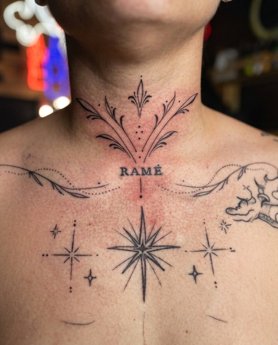 Black tattoo by GennysTattoo
