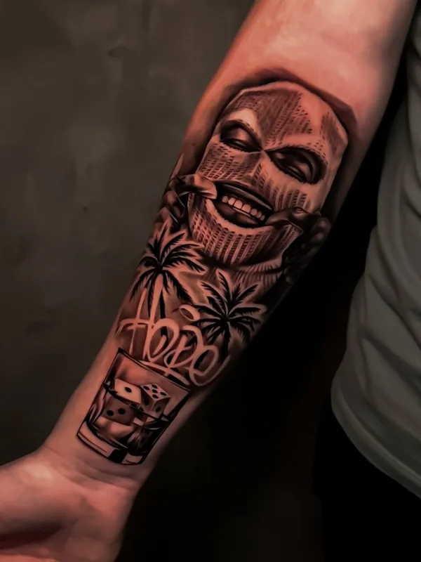 black and grey black and grey татуировка на forearm #97691 | Тату мастер Виолетта Мартынова