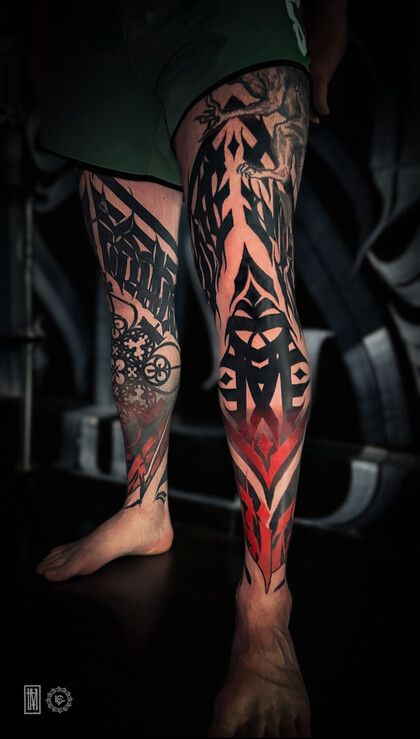 Тату эскиз # Тату мастер Антон Лебедев