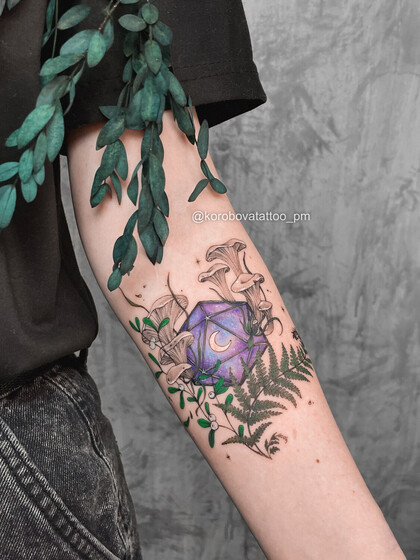 Тату эскиз # Тату мастер Елена Коробова