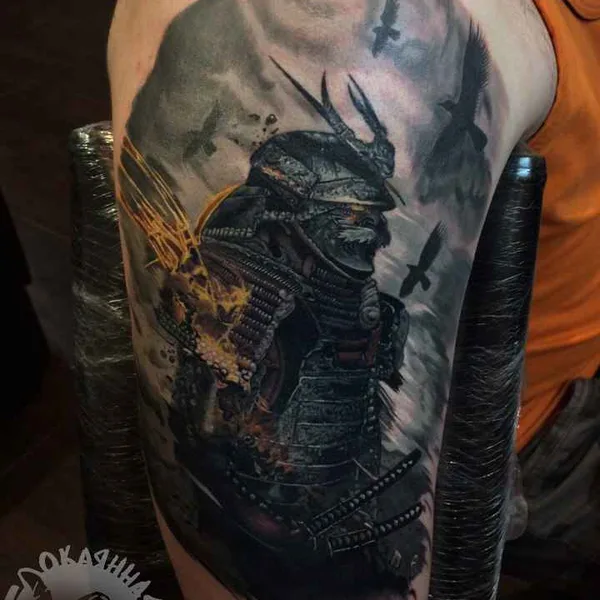 Graphic tattoo by Константин Андреевич Черников in Подольск