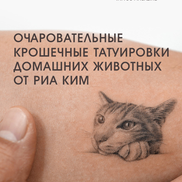 Очаровательные крошечные татуировки домашних животных от Риа Ким