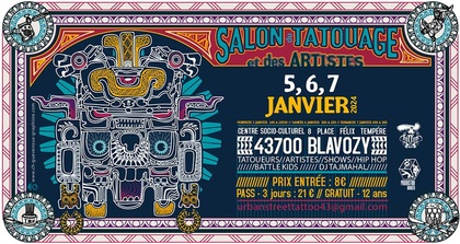 Salon du Tatouage Tattoo43 2024 | 05 - 07 Января 2024