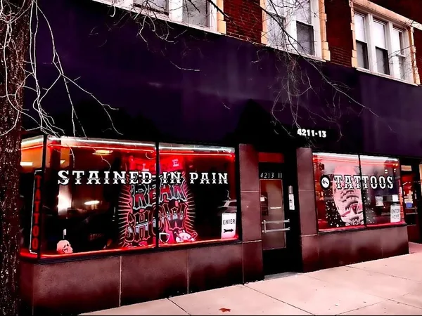 Stained in pain tattoos