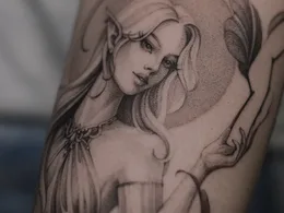Elegant Fine-line Graphics by Anastasia Stef Tattoo