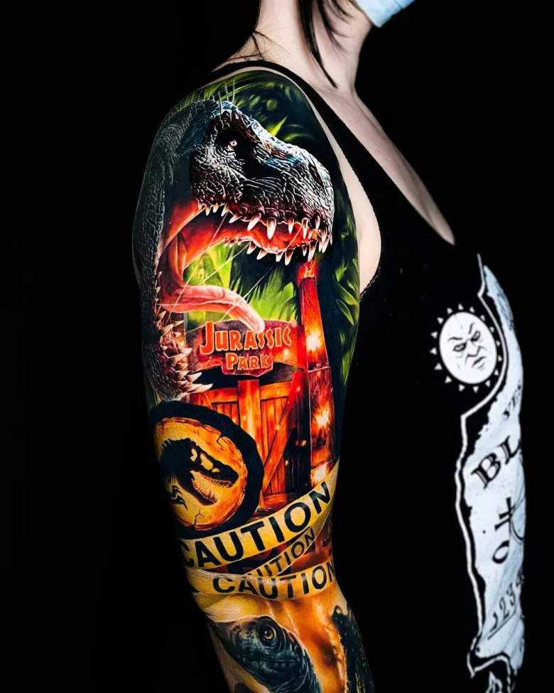 Tattoo artist Andrei Stepanov