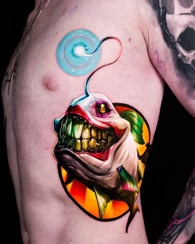 Tattoo artist Andrei Stepanov