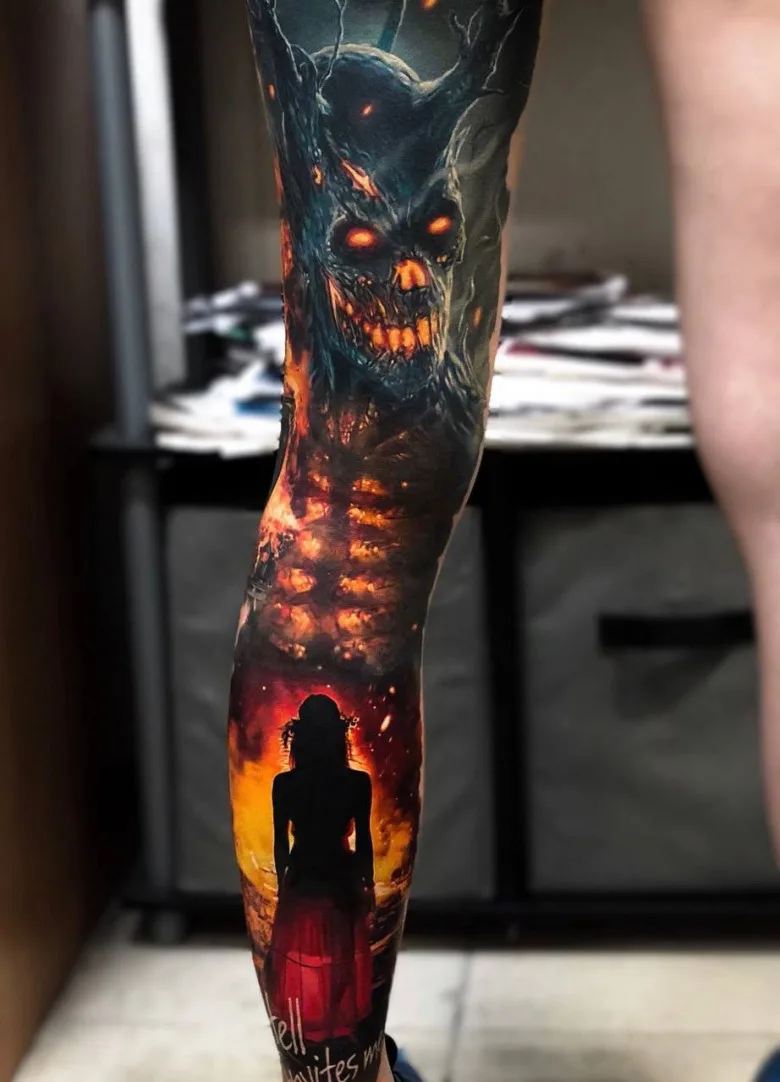 Tattoo artist Andrei Stepanov