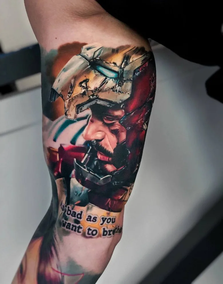 Tattoo artist Andrei Stepanov