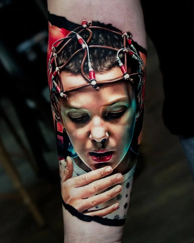 Tattoo artist Andrei Stepanov