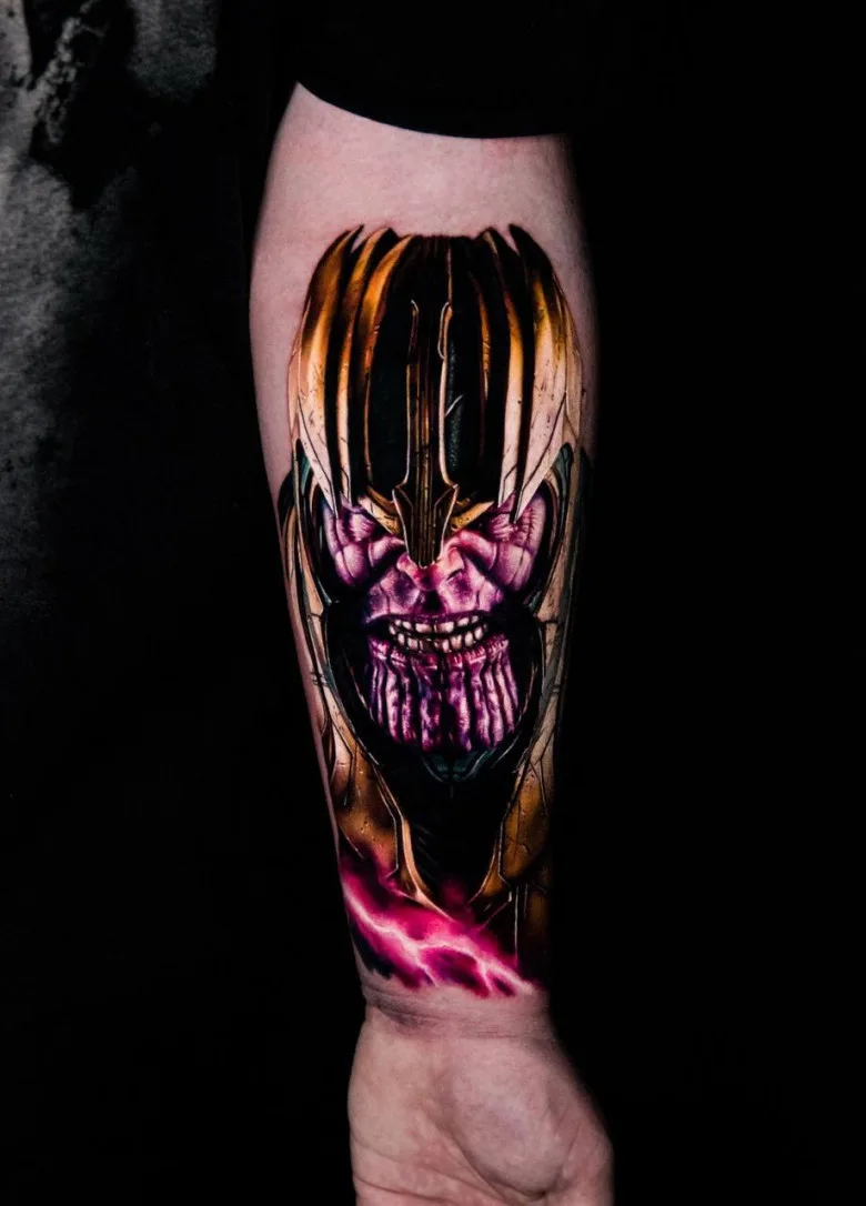 Tattoo artist Andrei Stepanov