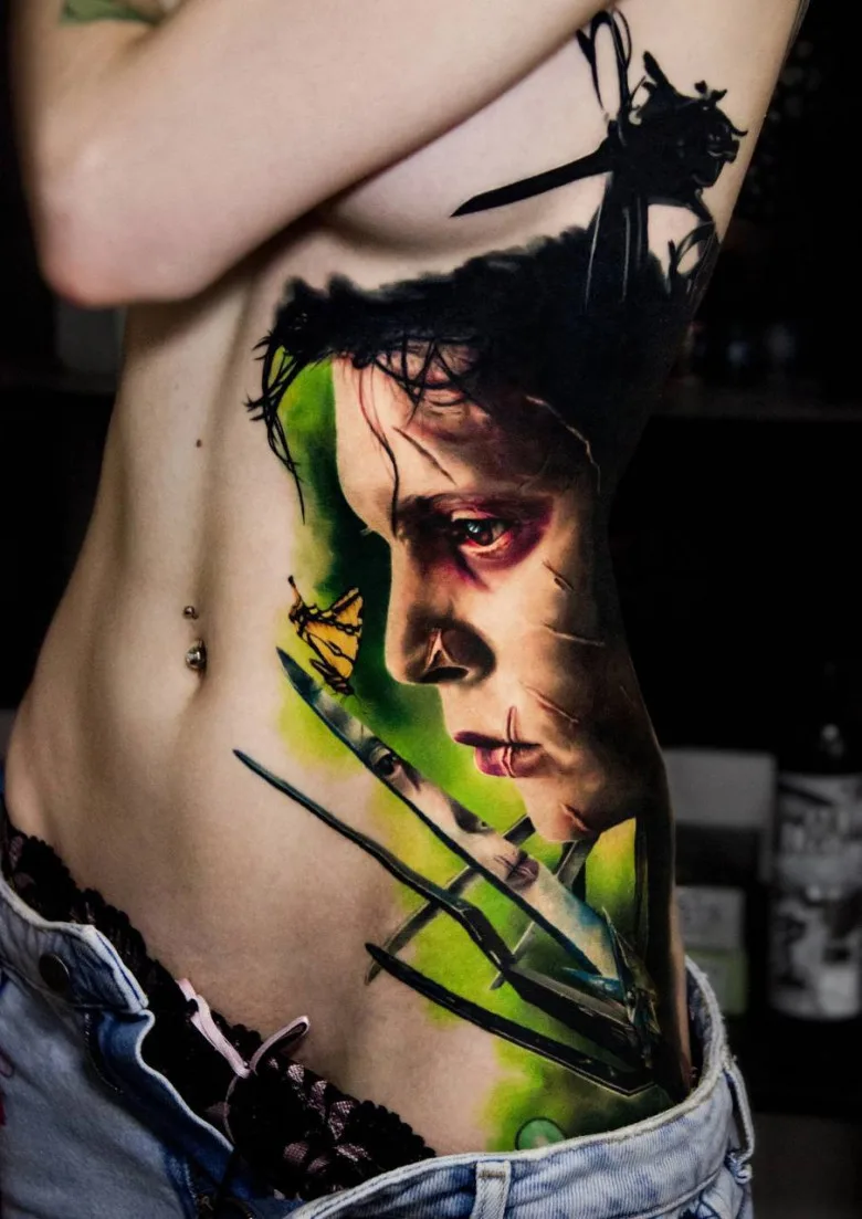 Tattoo artist Andrei Stepanov