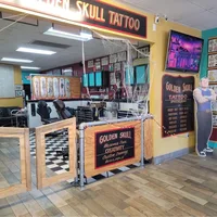 Cleen Rock One's Golden Skull Tattoo
