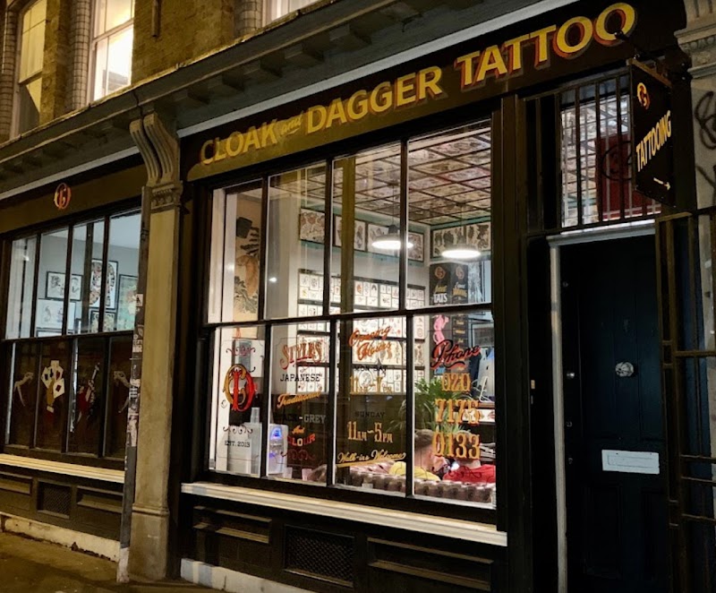 Cloak & Dagger Tattoo London