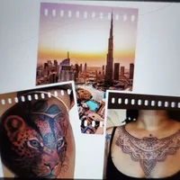Dubai tattoos by mych