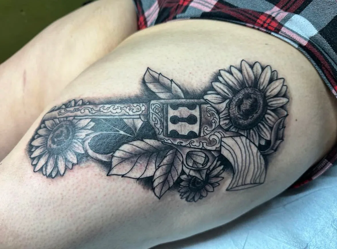Tattoo by 713 Tattoo Parlour at 713 Tattoo Parlour