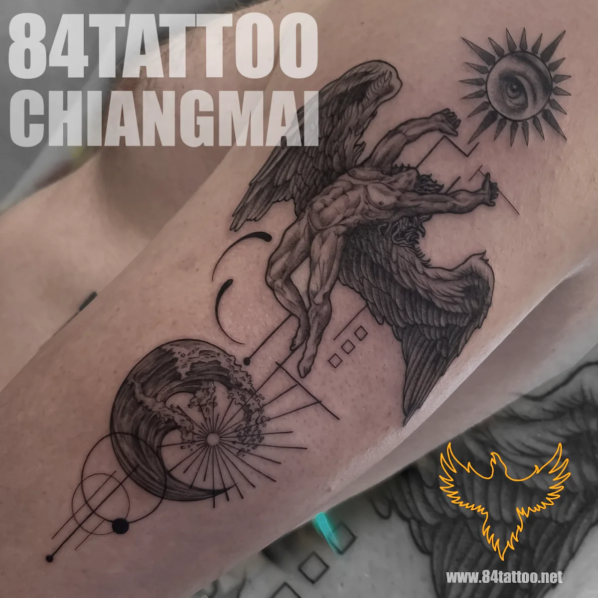 Tattoo by 84 Tattoo & Piercing Chiangmai at 84 Tattoo & Piercing Chiangmai