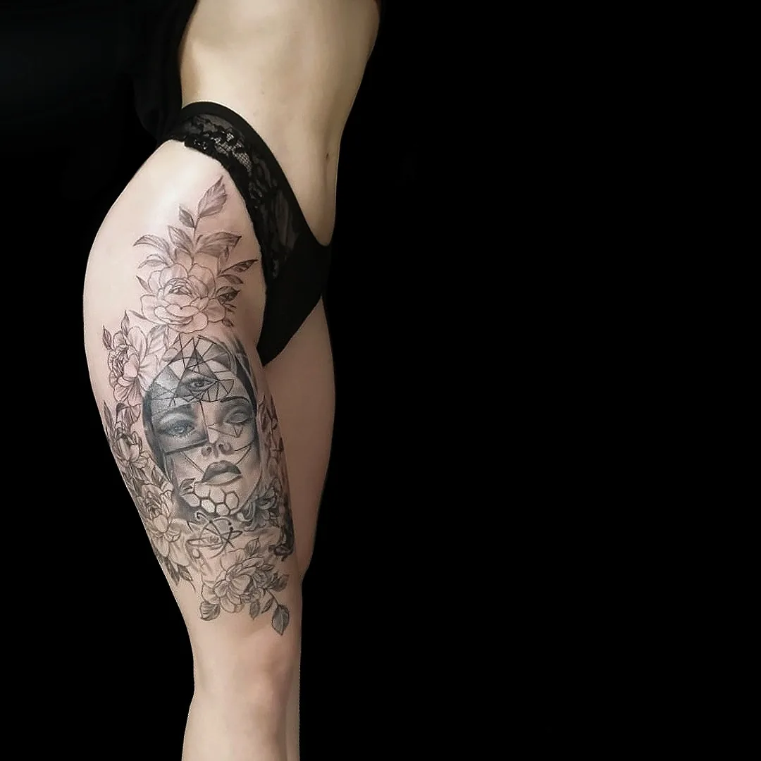 Tattoo by Агрессивный татуировщик, тату-кабинет at Агрессивный татуировщик, тату-кабинет