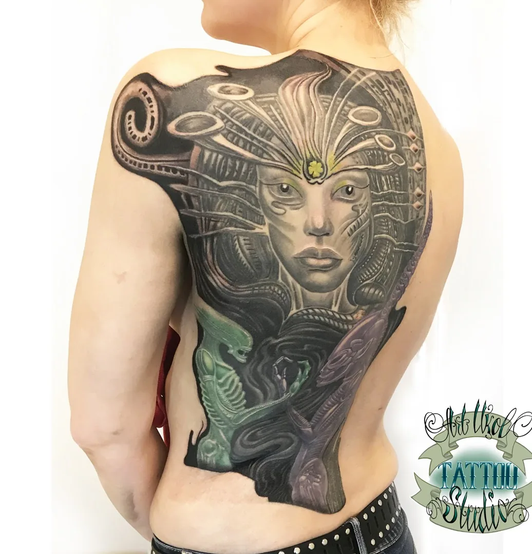 Tattoo by Art Ukol - Tatuirovki I Permanentnyy Makiyazh at Art Ukol - Tatuirovki I Permanentnyy Makiyazh