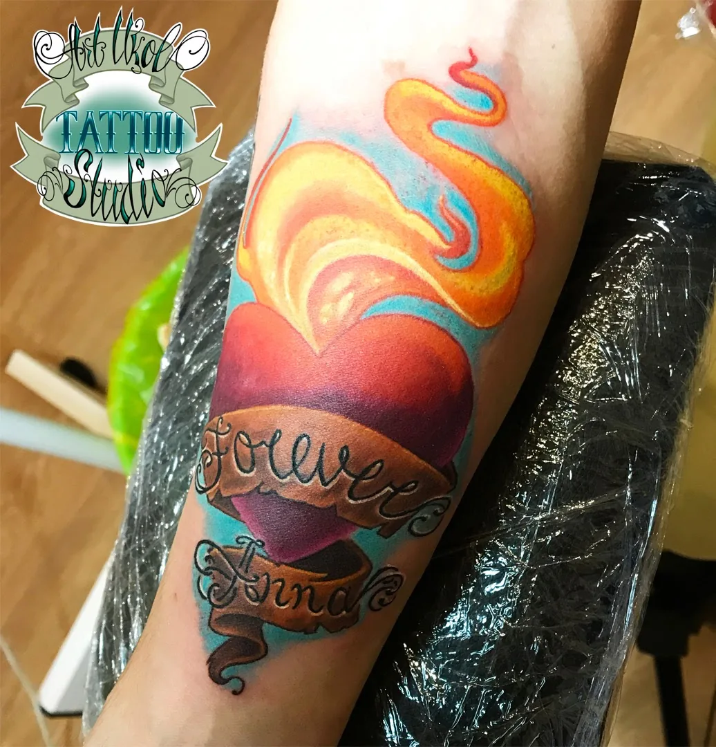 Tattoo by Art Ukol - Tatuirovki I Permanentnyy Makiyazh at Art Ukol - Tatuirovki I Permanentnyy Makiyazh