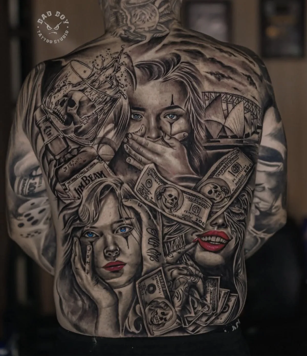 Tattoo by Bad Boy Tattoo Studio Bali at Bad Boy Tattoo Studio Bali