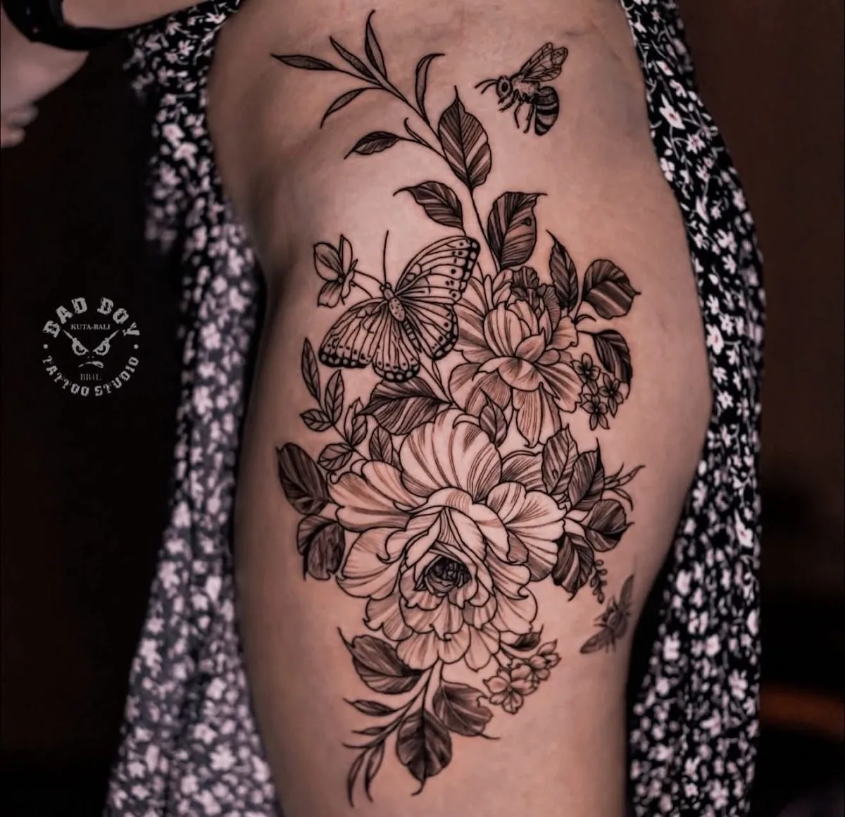 Tattoo by Bad Boy Tattoo Studio Bali at Bad Boy Tattoo Studio Bali