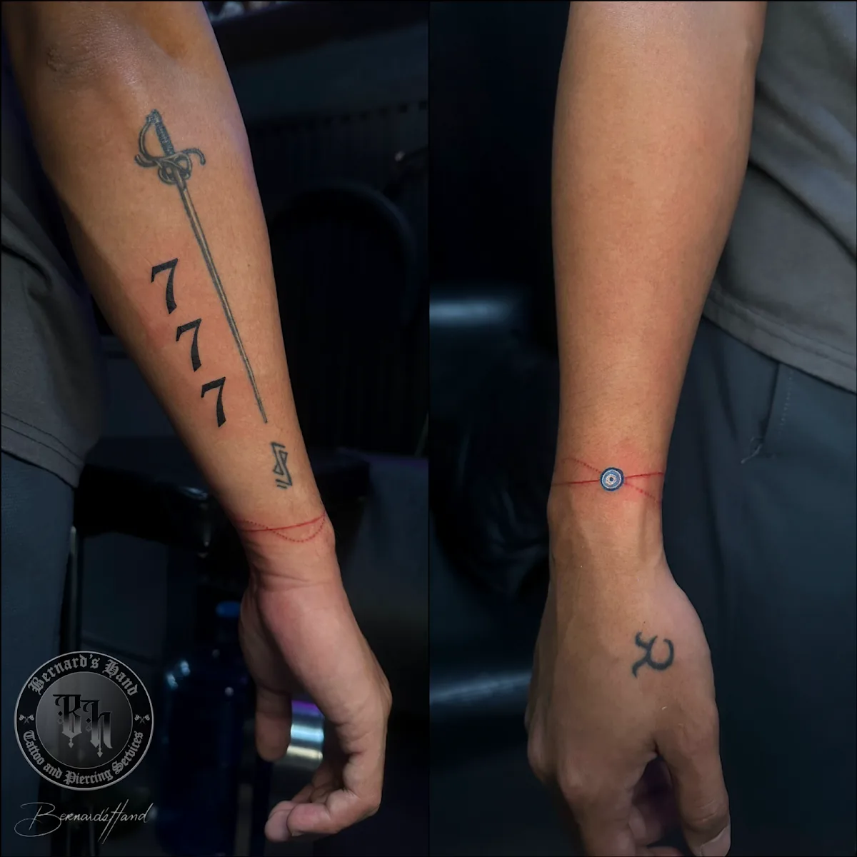 Tattoo by Bernard's Hand Studio - Tattoo, Piercing, Laser Removal, & Tarot Reading at Bernard's Hand Studio - Tattoo, Piercing, Laser Removal, & Tarot Reading