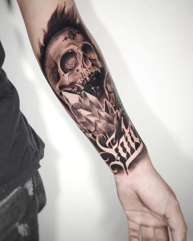 Tattoo by Black and white tattoo y piercing Bogotá at Black and white tattoo y piercing Bogotá