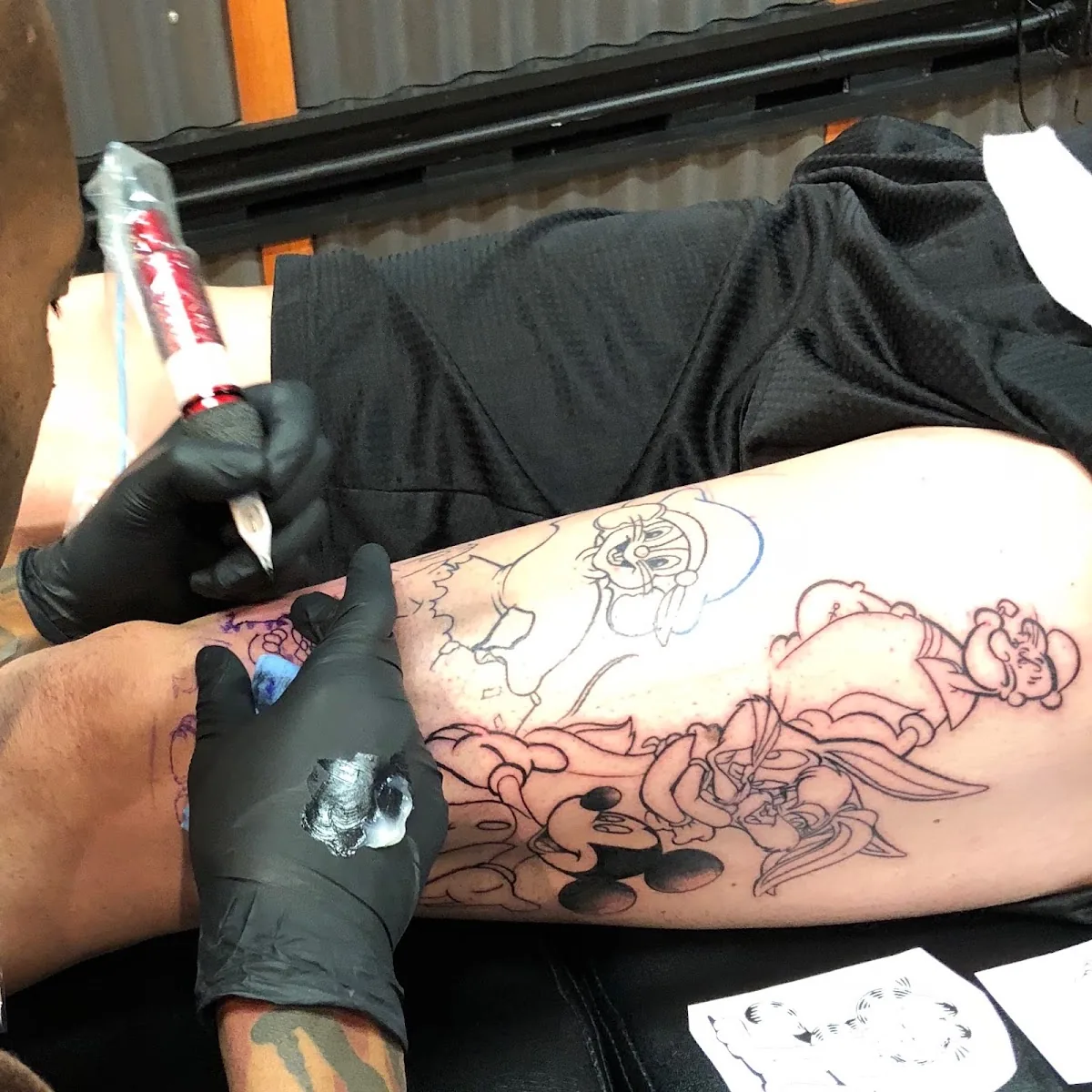 Tattoo by Black Spade Tattoo at Black Spade Tattoo