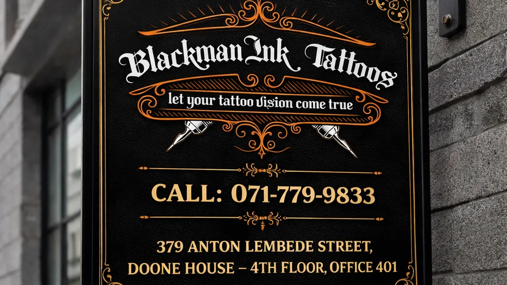 Tattoo by Blackman Ink Tattoos Durban at Blackman Ink Tattoos Durban