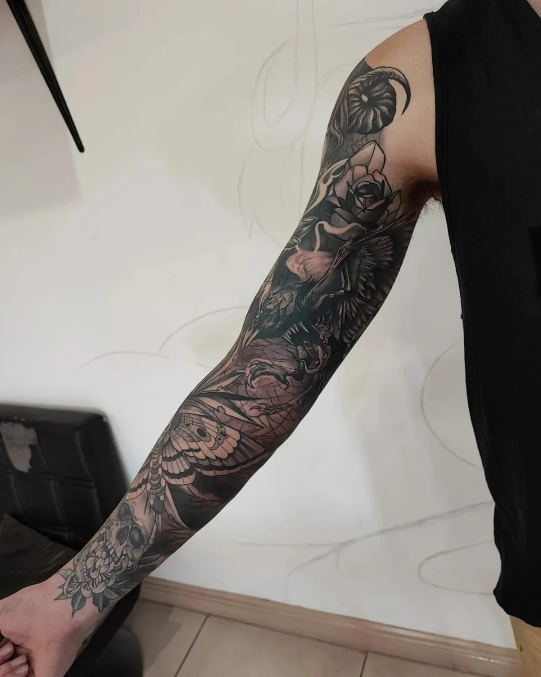Tattoo by Dark Side Tattoo Collective at Dark Side Tattoo Collective