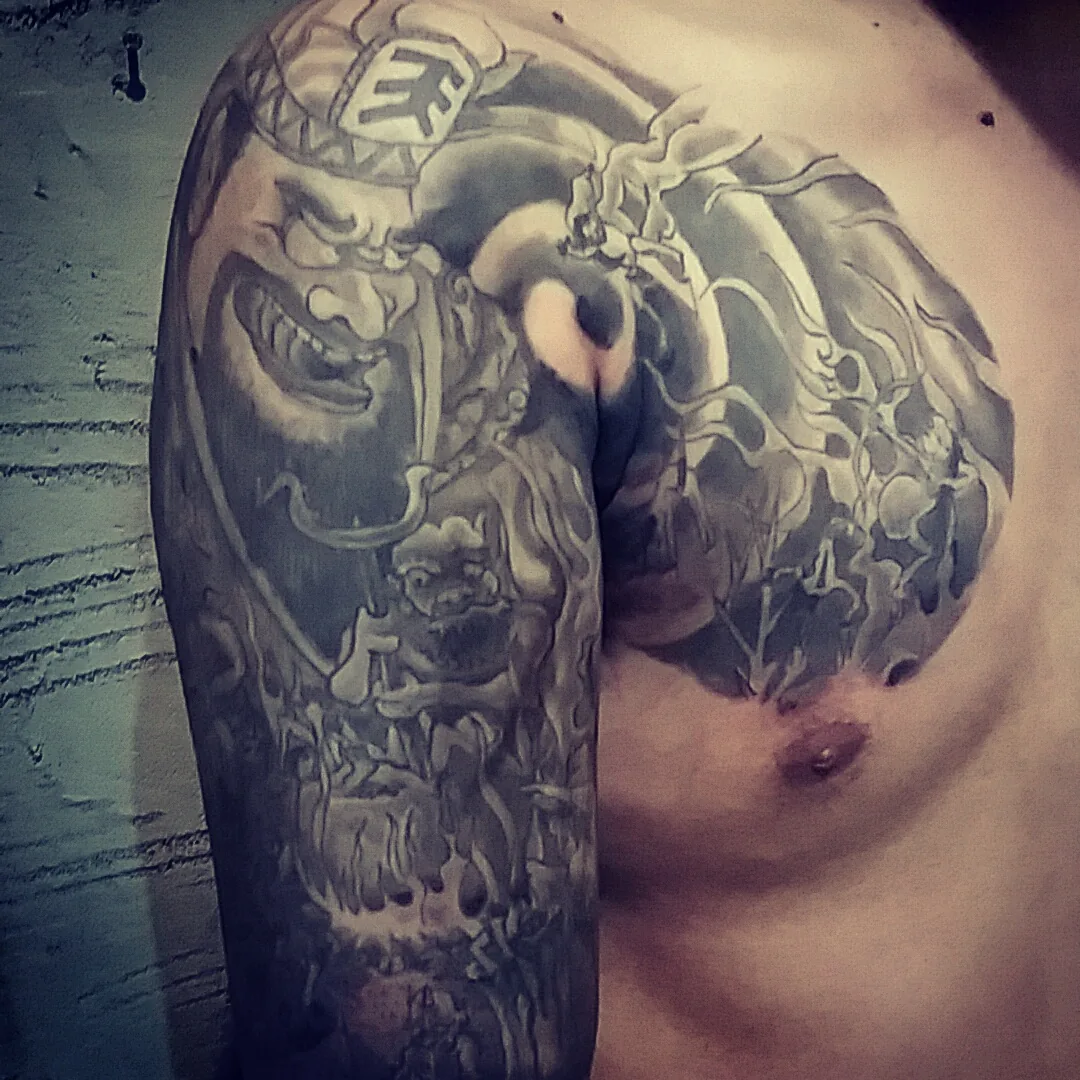 Tattoo by 東大阪国際タトゥー Body Blast Tattoo at 東大阪国際タトゥー Body Blast Tattoo
