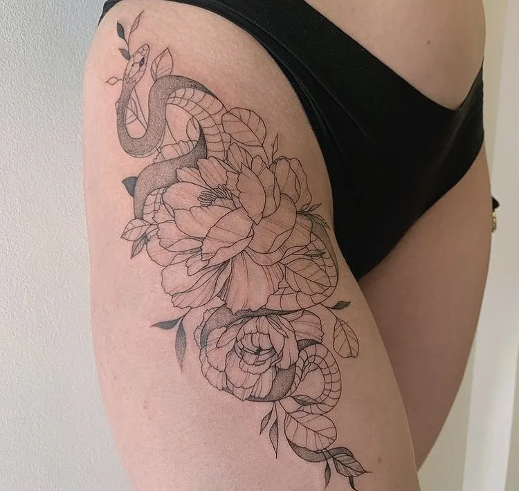Tattoo by Downtown Paris tattoo at Downtown Paris tattoo