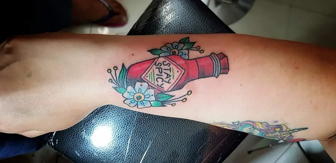 Tattoo by Dubai traditional tattoo at Dubai traditional tattoo